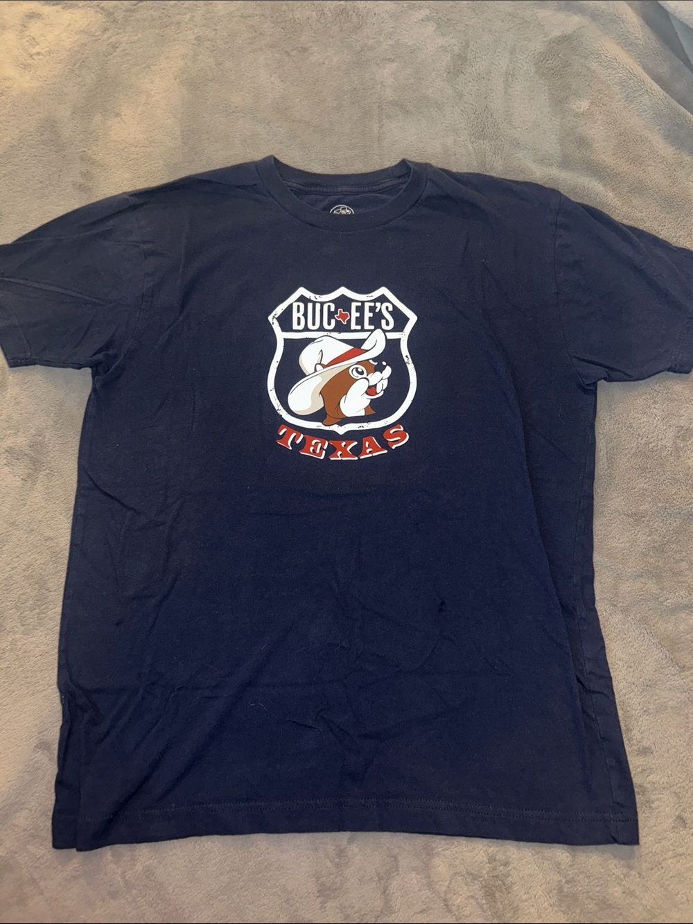 Buc-ee's Texas Logo Short Sleeve T-Shirt - Navy